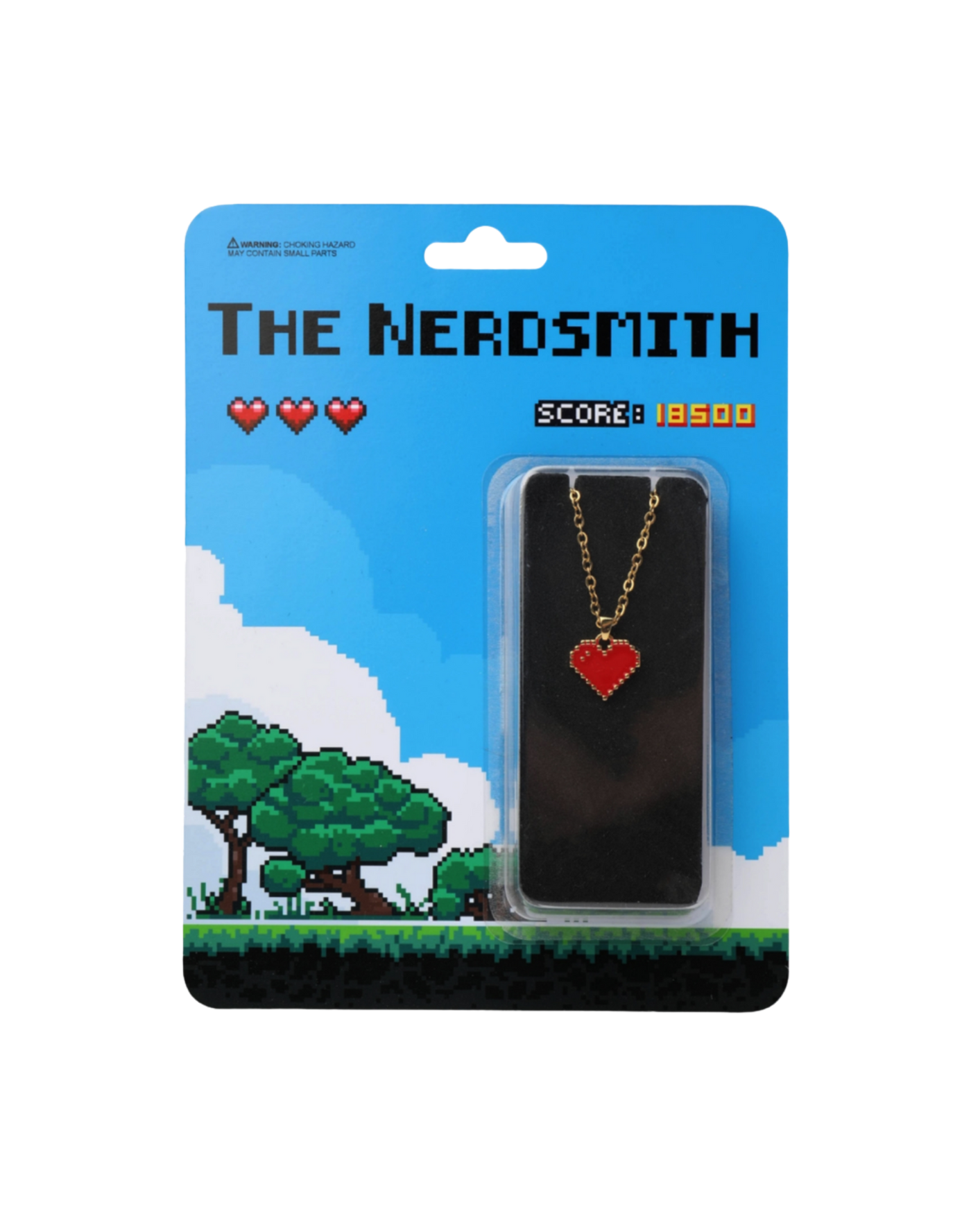 Pixel Heart Pendant — PIXEL_HEART_GOLD_PENDANT_BLISTER.png
